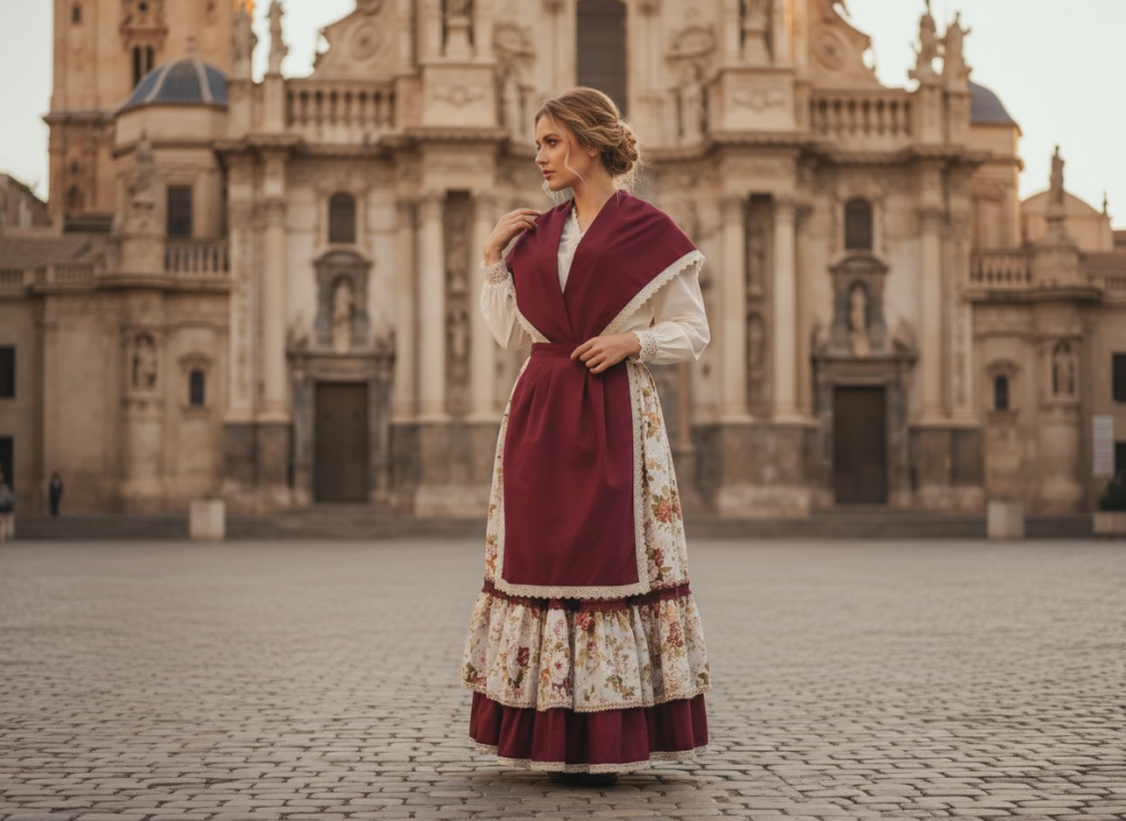 Zagalejo rojo con pico y delantal