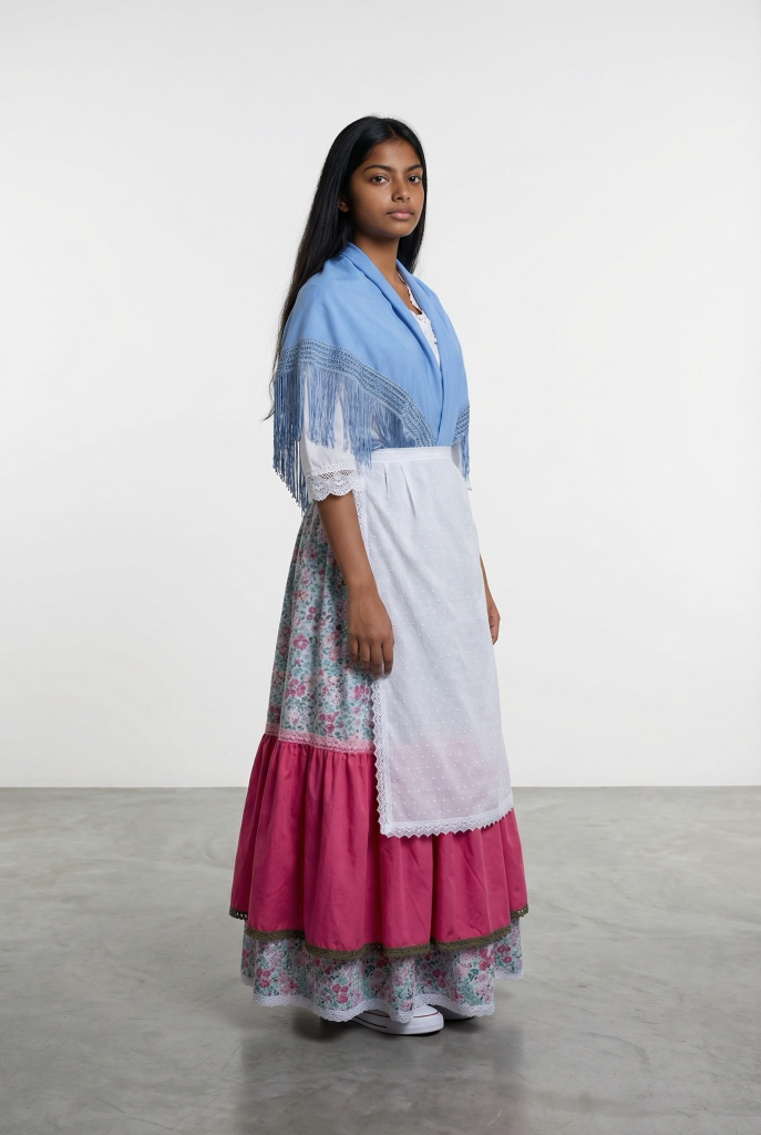 Zagalejo mujer huertana rosa